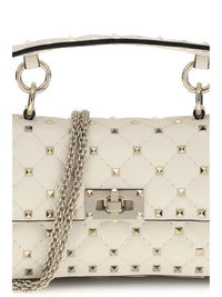 Valentino Garavani Women Rockstud Spike Mini Top Handle Bag In Nappa