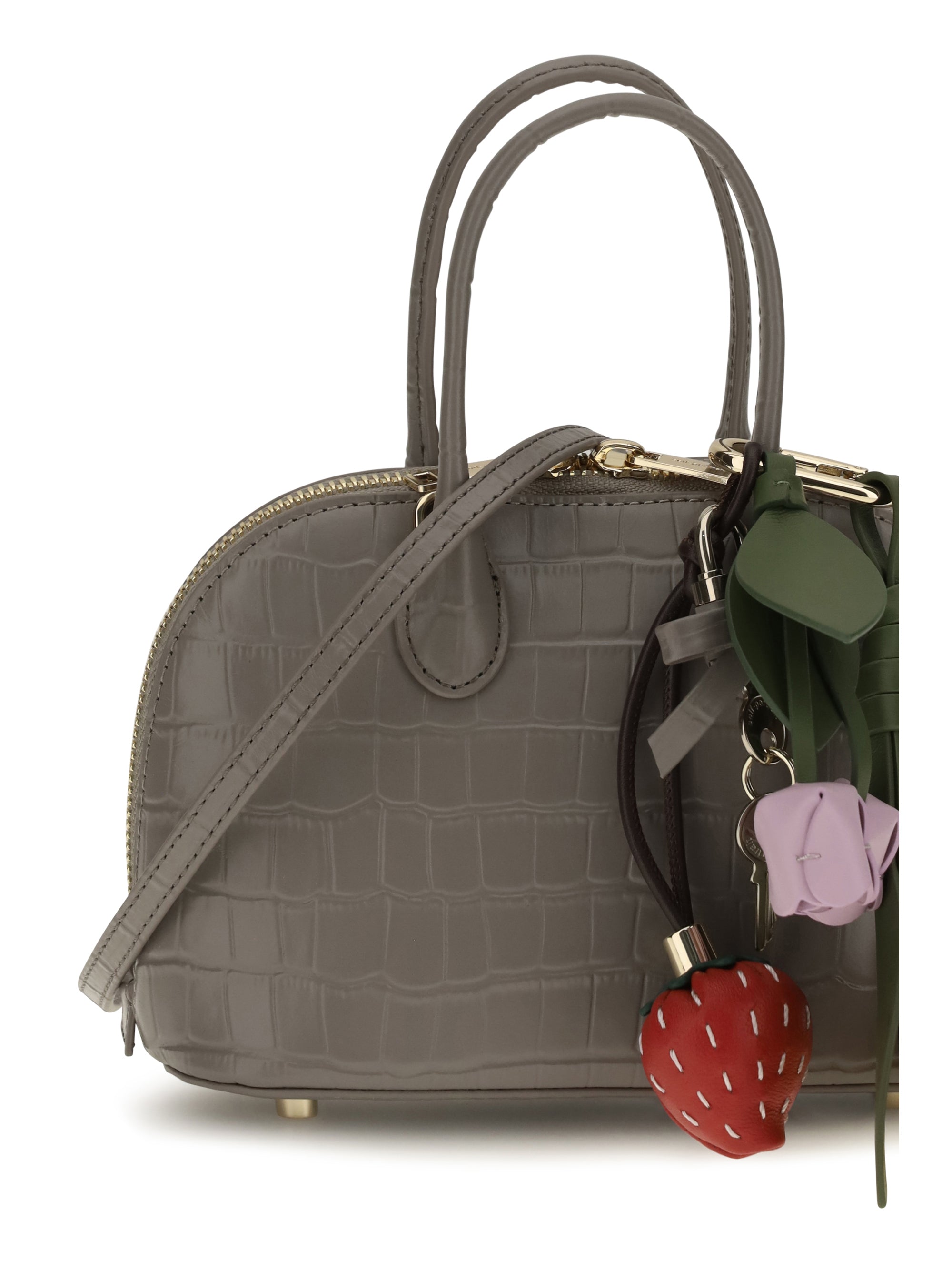 SELF-PORTRAIT Self-Portrait Women Toast Crocodile-Effect Leather Handbag