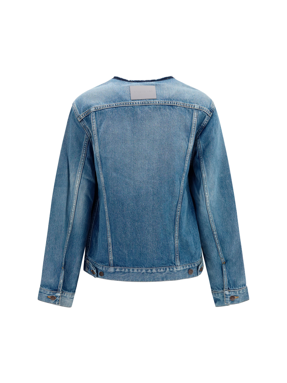 BALENCIAGA Balenciaga Women Hourglass Denim Jacket