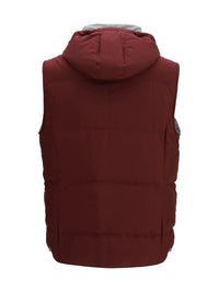 Brunello Cucinelli Men Sleeveless Hooded Gilet