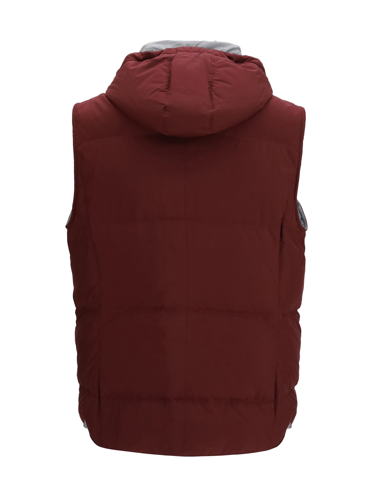 Brunello Cucinelli Men Sleeveless Hooded Gilet