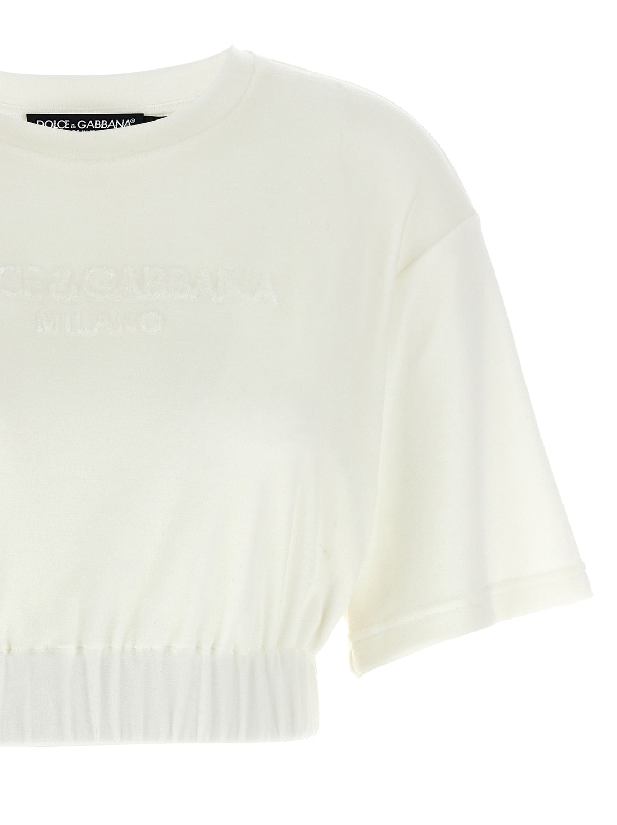 Dolce & Gabbana Women Logo Chenille Top