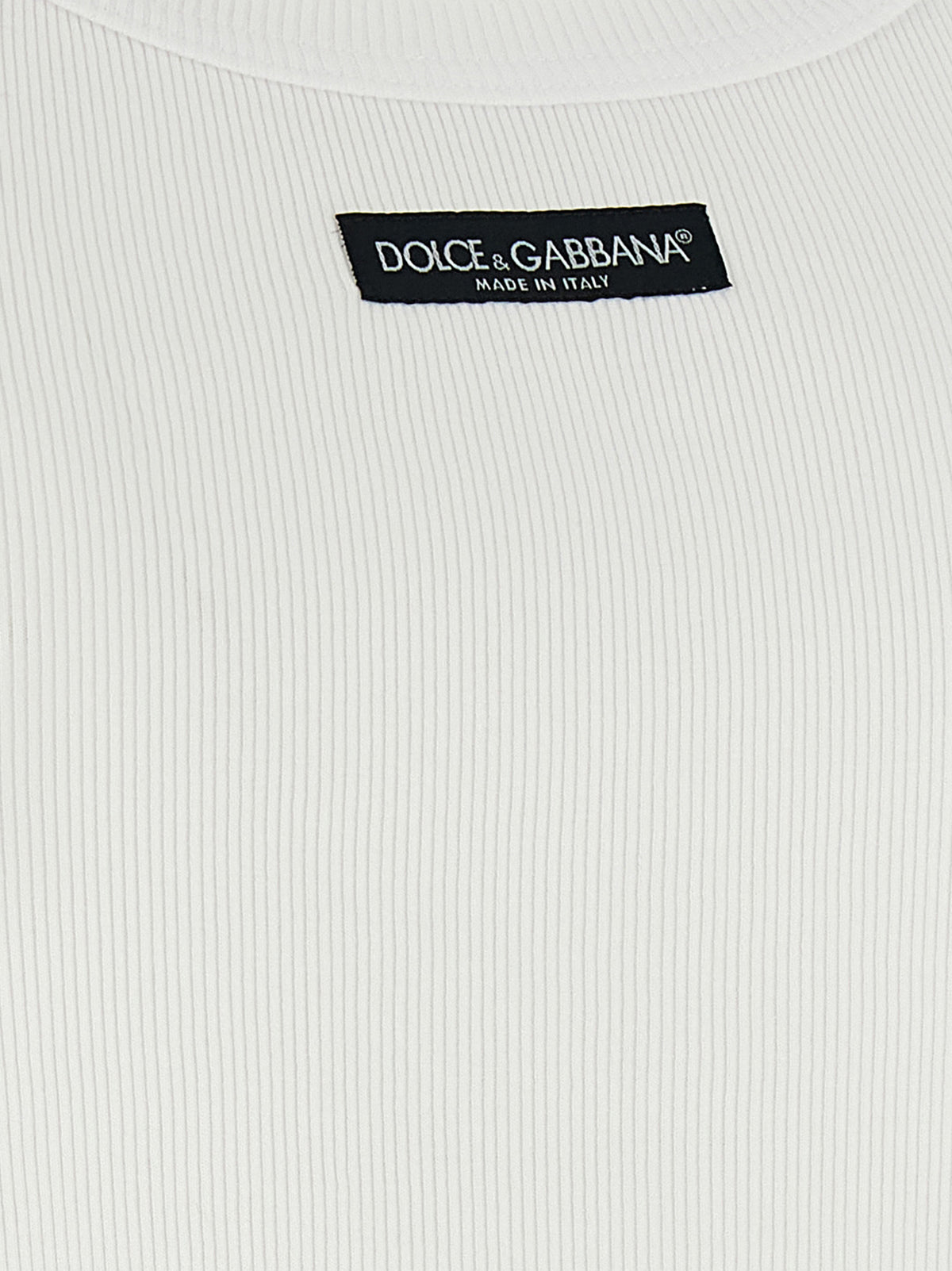 Dolce & Gabbana Women Logo Patch Tank Top