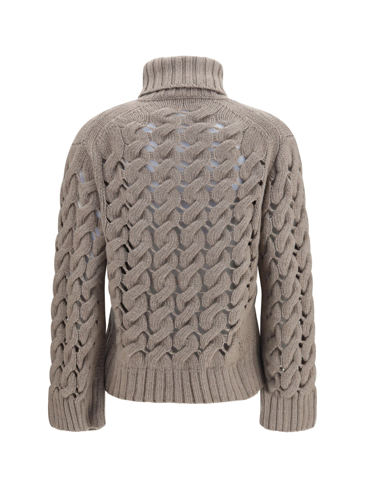 P.A.R.O.S.H. P.A.R.O.S.H. Women Perforated Turtleneck Sweater