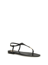 Saint Laurent Women Cassandre Leather Sandals