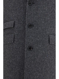 Valentino Men Long Single-Breasted Coat