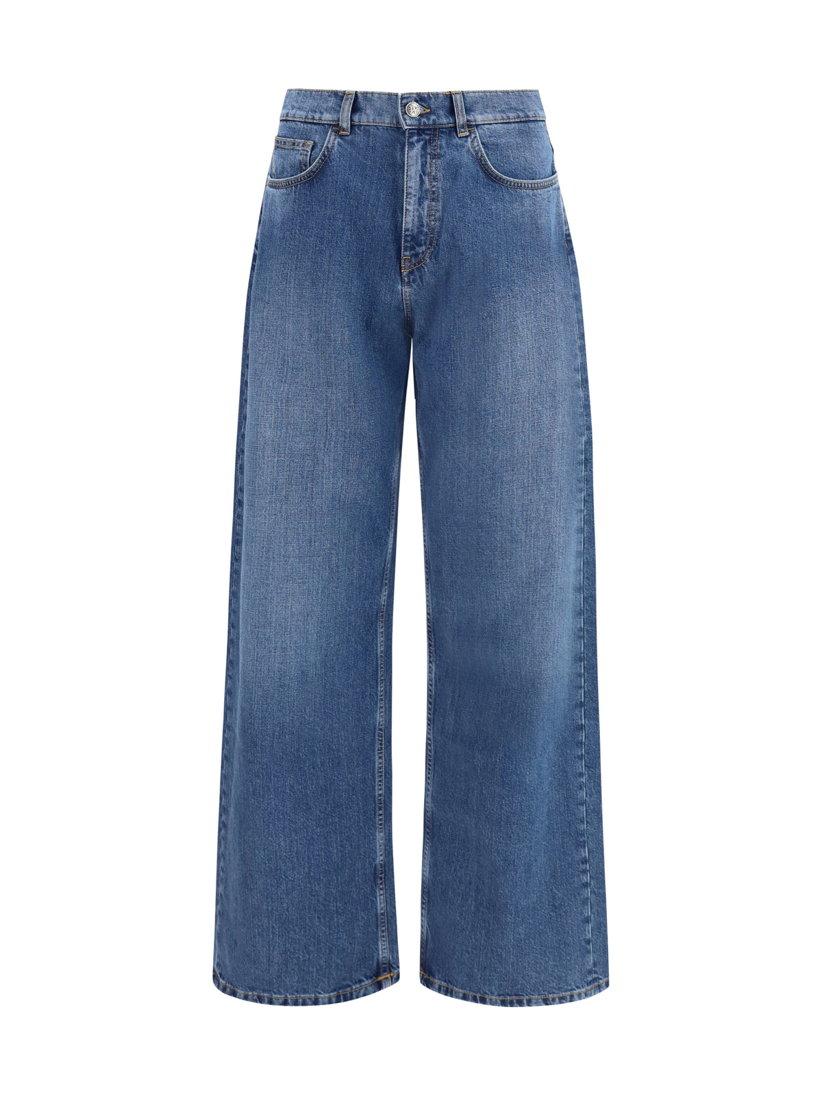 PALM ANGELS Palm Angels Men Wide-Leg Jeans With Back Logo