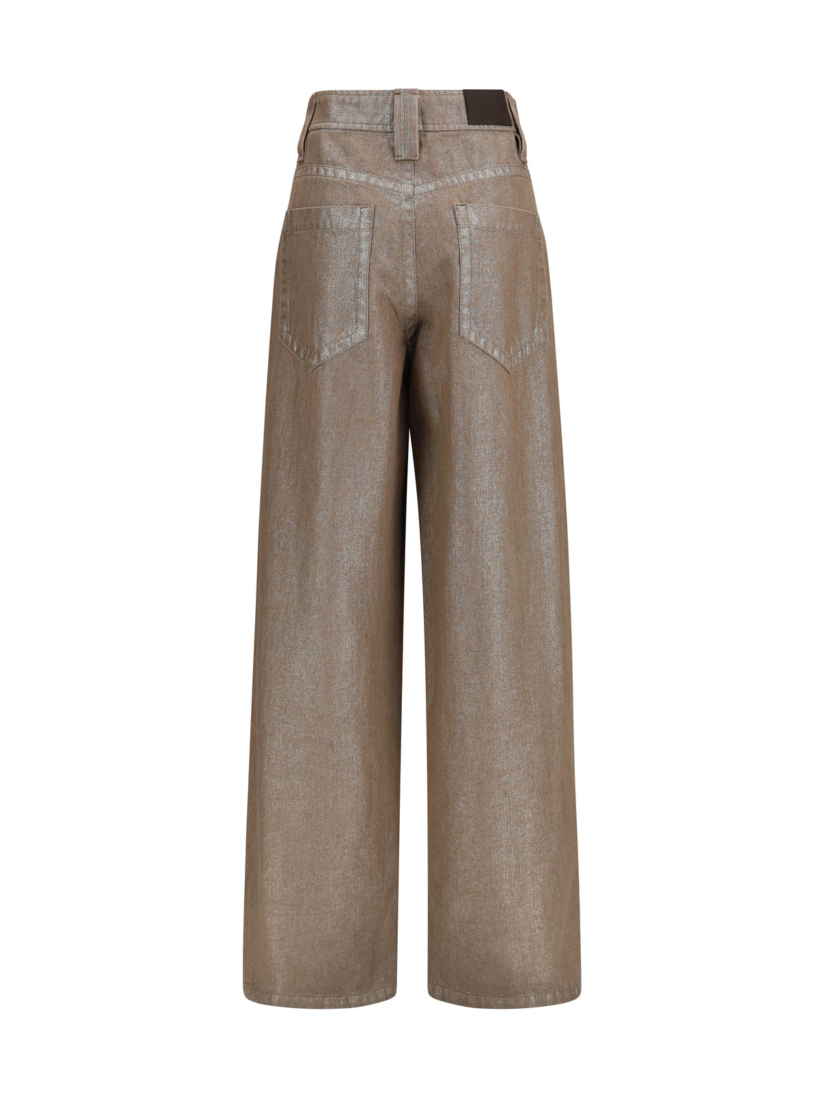BRUNELLO CUCINELLI Brunello Cucinelli Women Lurex Wide-Leg Jeans