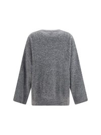 GANNI Ganni Women Mushroom Teddy Alpaca-Blend Sweater