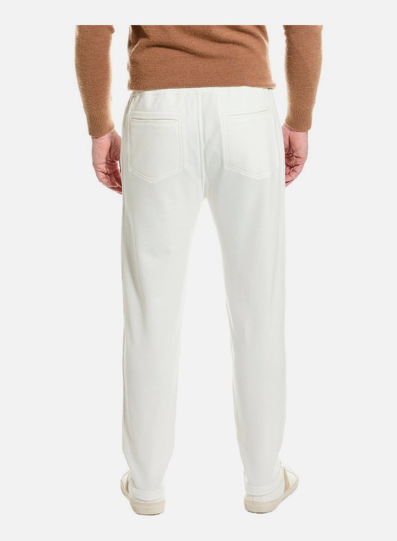 BRUNELLO CUCINELLI MEN'S SWEATPANTS IN OFF WHITE