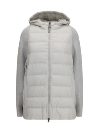 Brunello Cucinelli Women Long Monili Chain Puffer Jacket