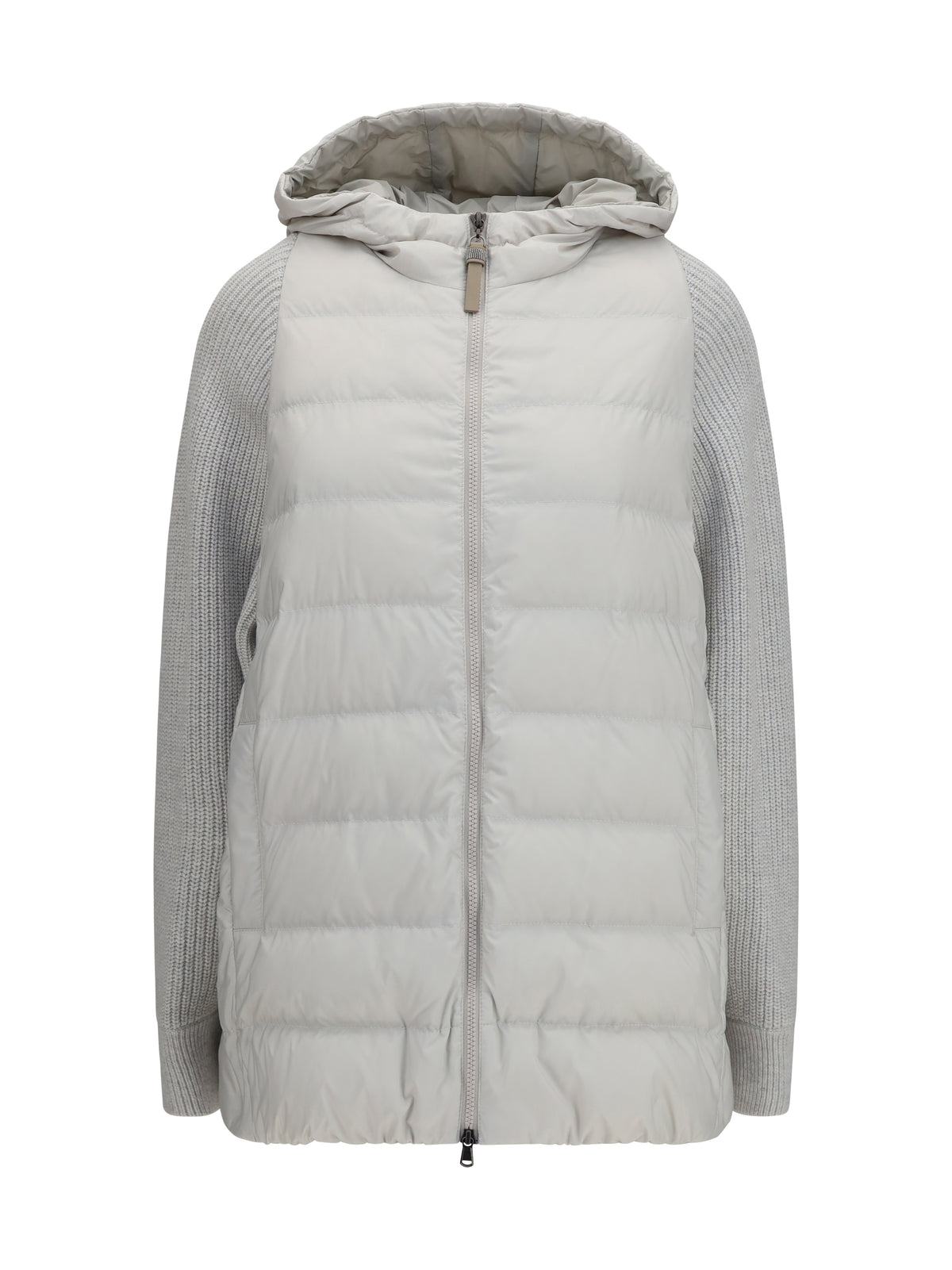 Brunello Cucinelli Women Long Monili Chain Puffer Jacket