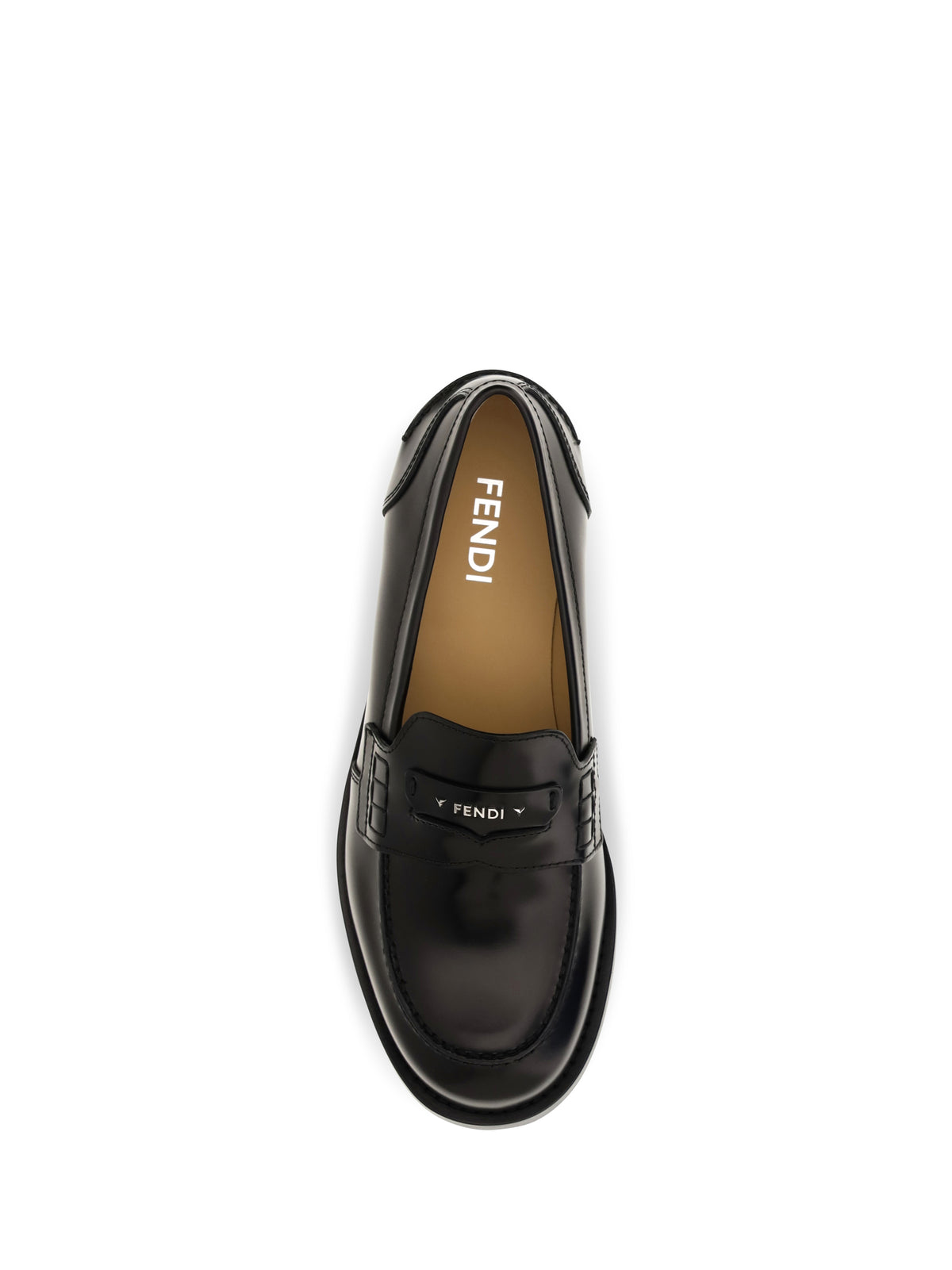 FENDI Fendi Men Ateneo Calfskin Loafers