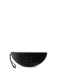 MARGIELA Margiela Women Halfmoon Leather Clutch Bag