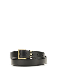 Saint Laurent Men Box Laque Leather Belt
