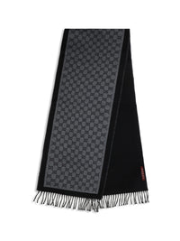 GUCCI Gucci Men Gg Jacquard Wool Scarf