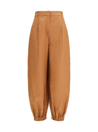 Fendi Women Cotton And Linen Balloon Pants