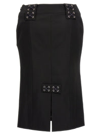 Alessandra Rich Women Lace-Up Skirt