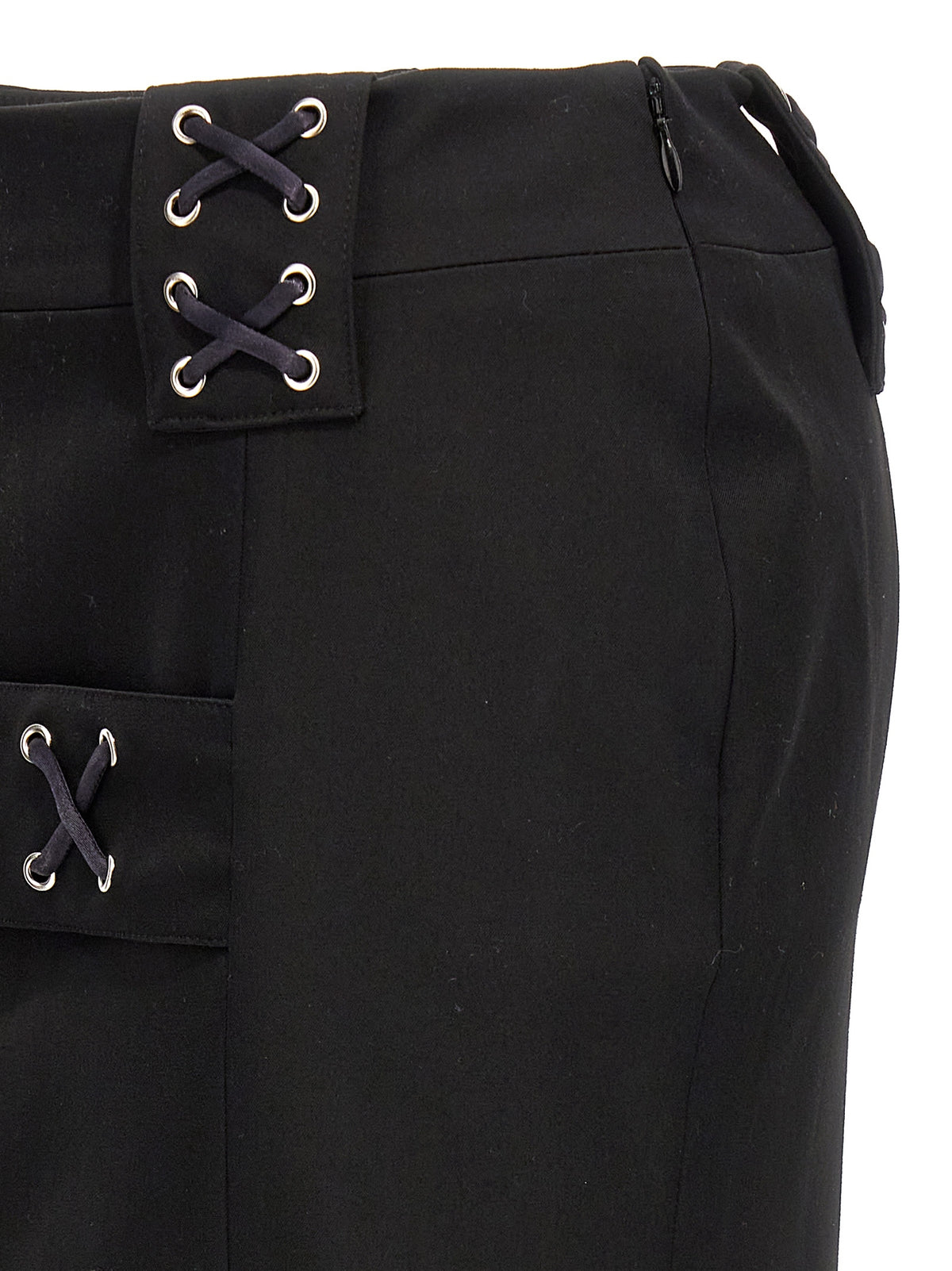 Alessandra Rich Women Lace-Up Skirt