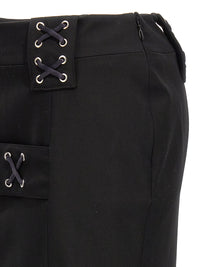 Alessandra Rich Women Lace-Up Skirt