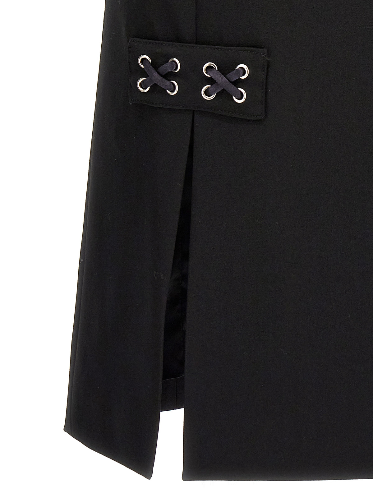 Alessandra Rich Women Lace-Up Skirt