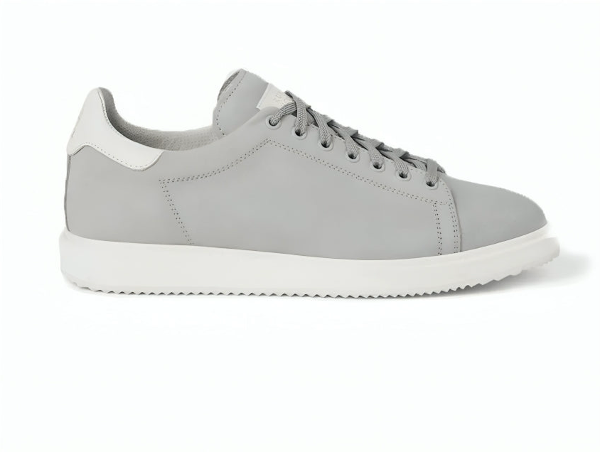 Brunello Cucinelli Smooth Leather Low-Top Sneakers with White Sole