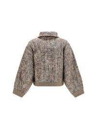 BRUNELLO CUCINELLI Brunello Cucinelli Women Perforated Zip Cardigan