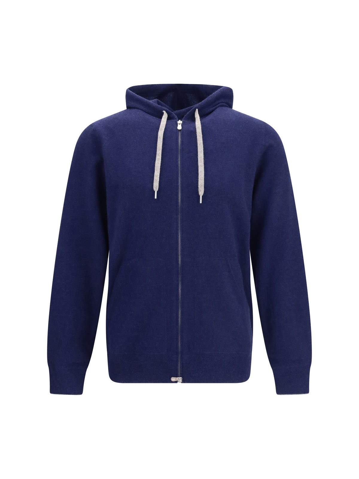 Brunello Cucinelli Men Cashmere Zip Up Hoodie