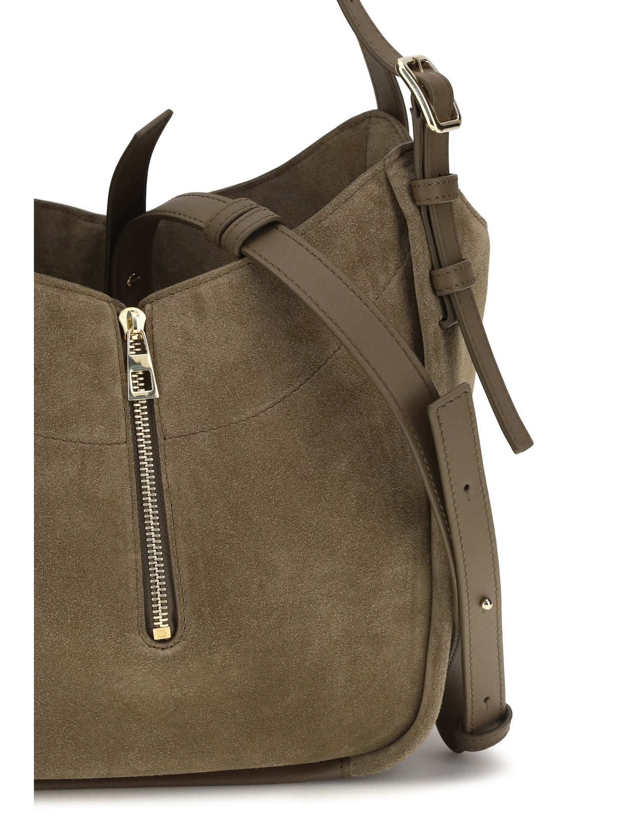 Loewe Women Hammock Flip Suede Handbag