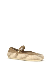 LOEWE Loewe Women Rio Suede And Raffia Mary Jane Espadrillas