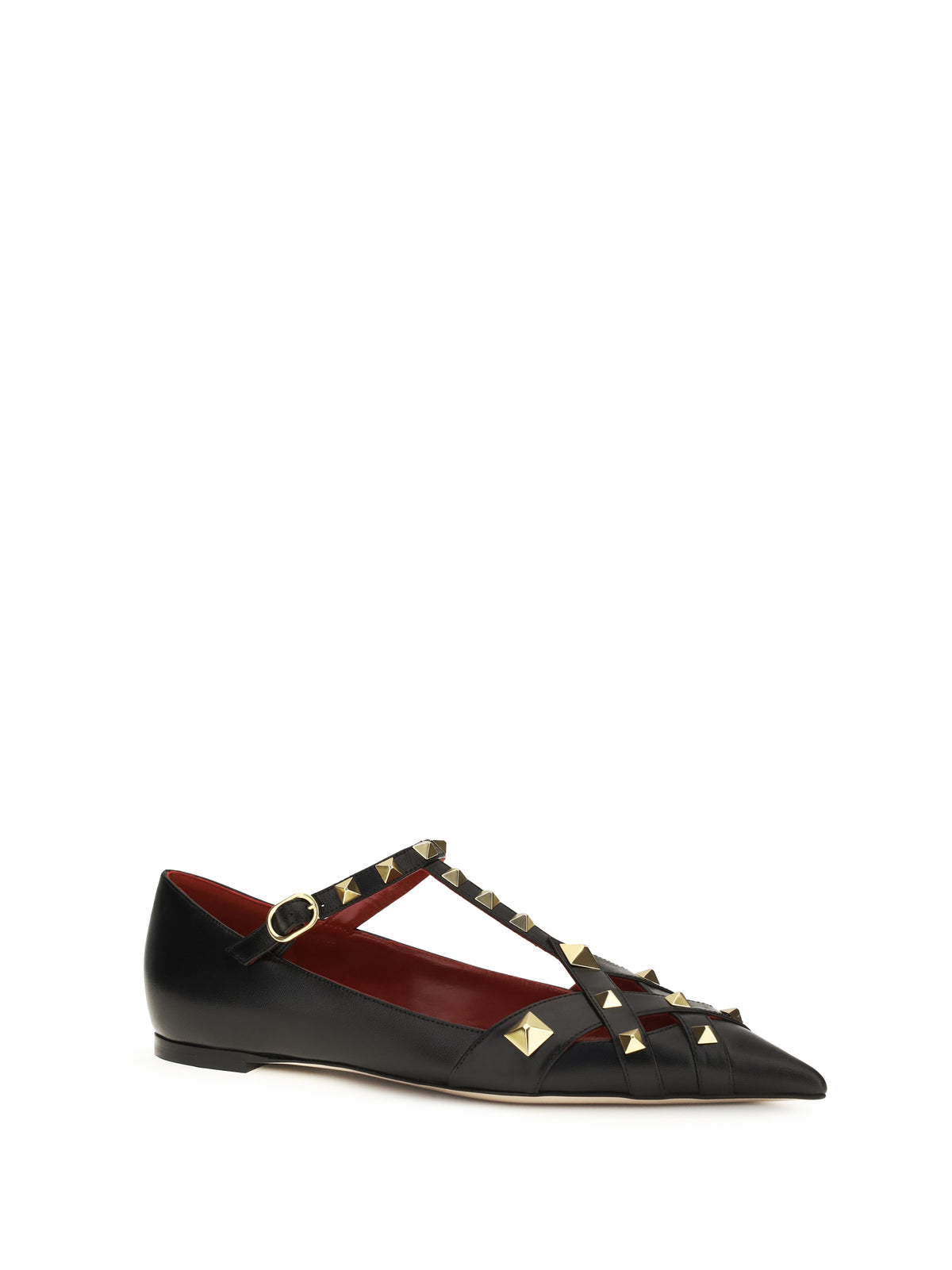 Valentino Garavani Women Studdy Ballerinas In Kidskin