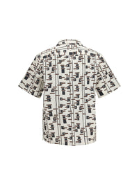 PRADA Prada Men Patterned Bowling Shirt