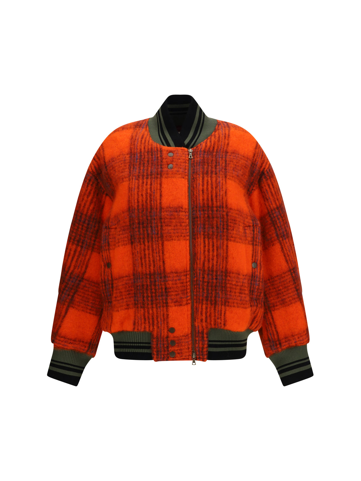 Dries Van Noten Women Oversized Mohair-Blend Bomber Jacket
