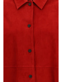 Toteme Women Suede Shirt Jacket