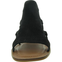 Bartega Womens Leather Cushioned Footbed Flat Shoes