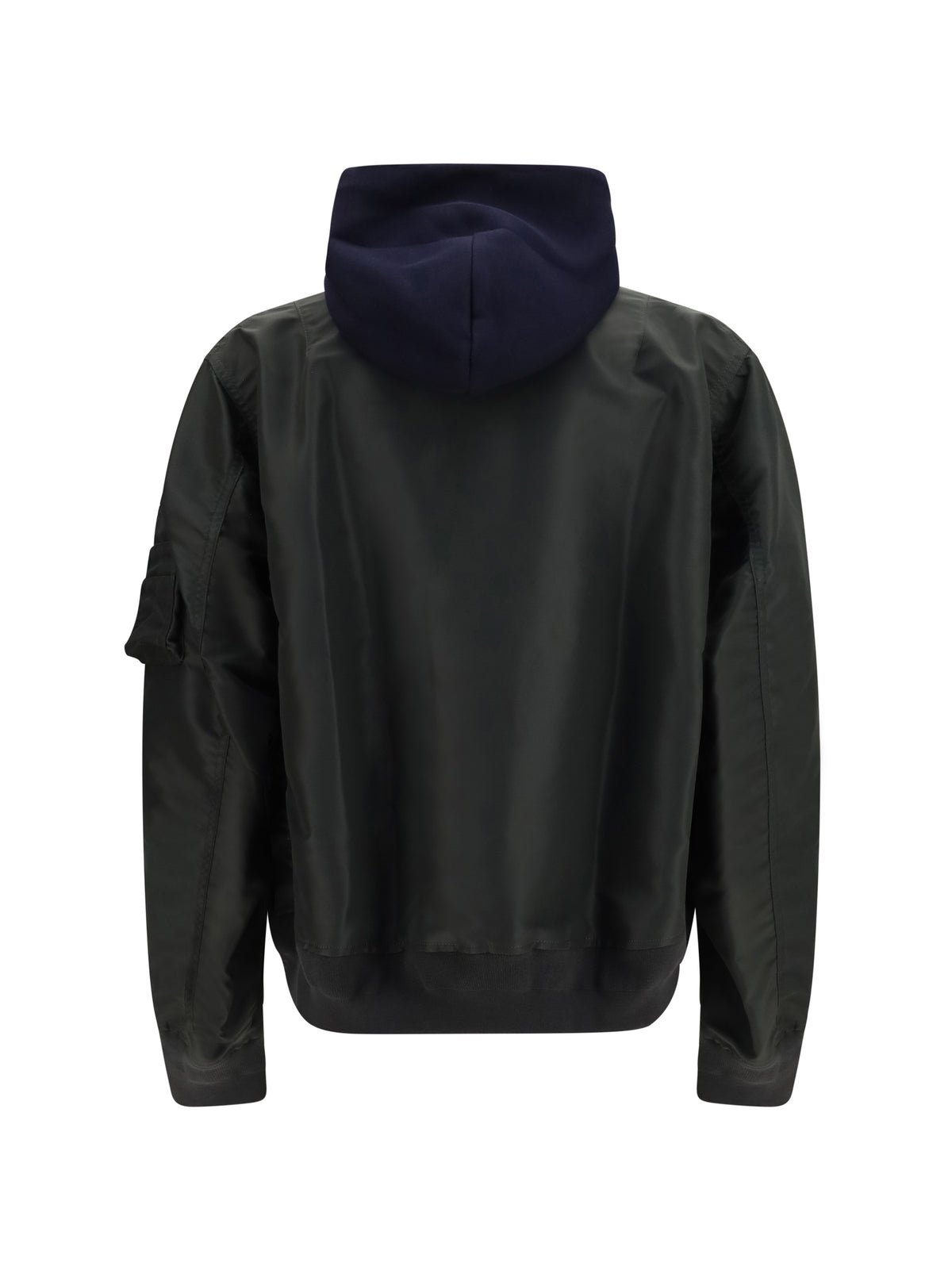 SACAI Sacai Men Cotton Blend And Twill Hoodie