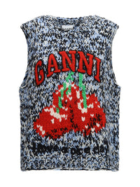 GANNI Ganni Women Wool Cherry Vest