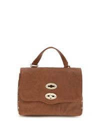 Zanellato Women Postina Officina Suede Top Handle Bag