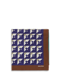 MIU MIU Miu Miu Women Geometric Print Scarf