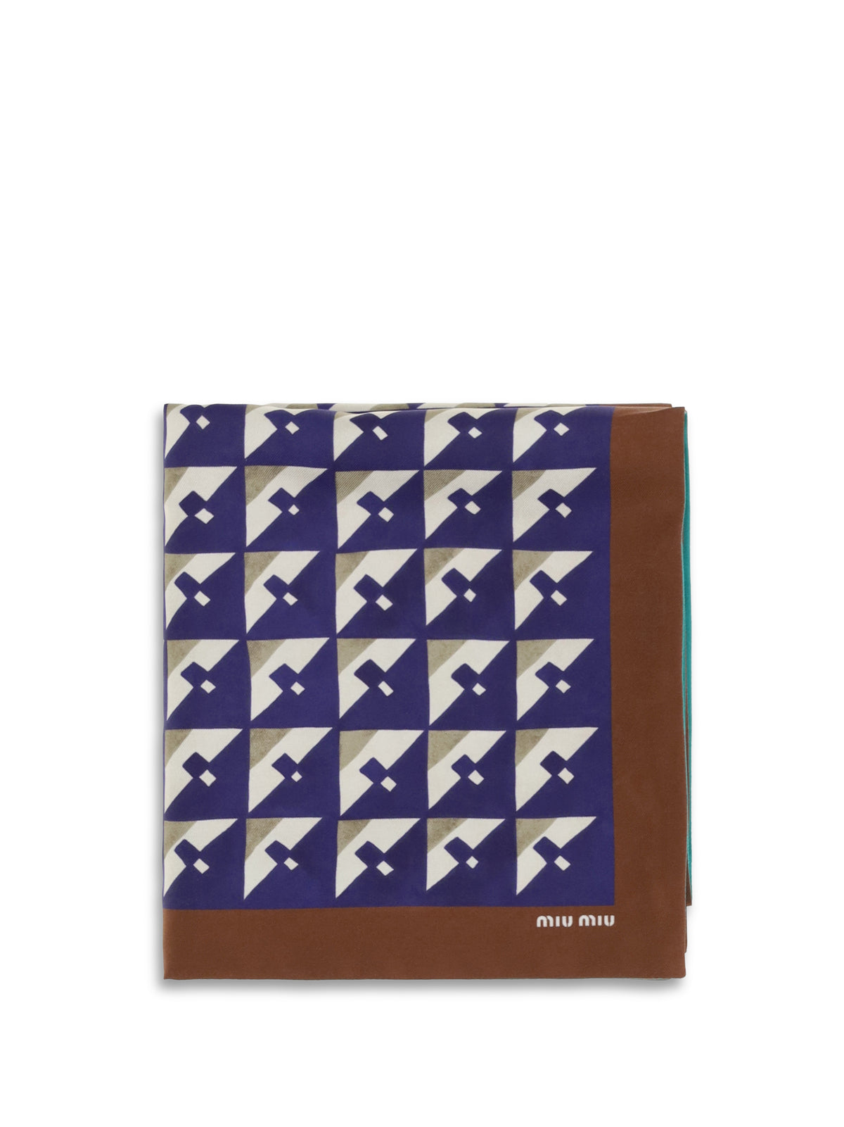 MIU MIU Miu Miu Women Geometric Print Scarf