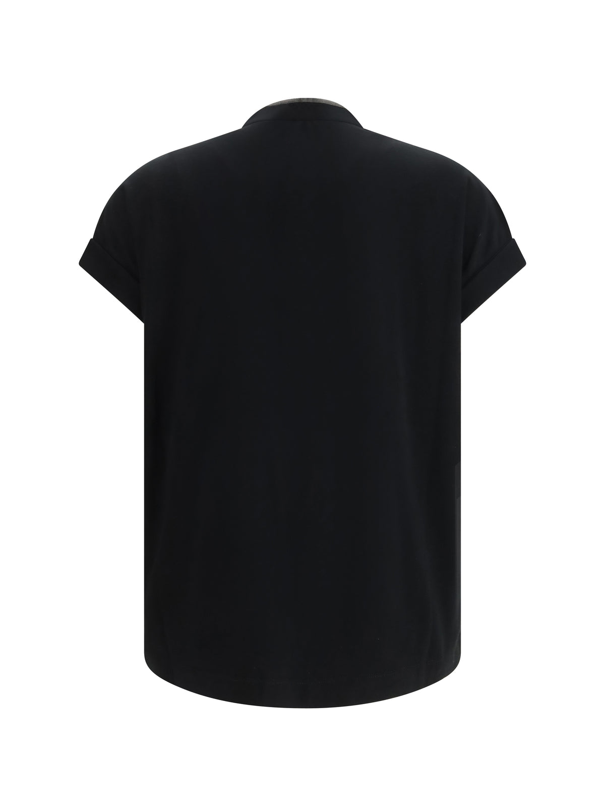 Brunello Cucinelli Women Cotton T-Shirt With Embellishments