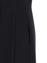 Thom Browne Women Polo Dress With Intarsia And Rwb Detail