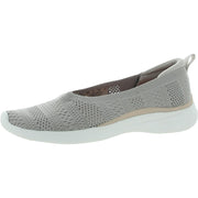 Maisey Womens Knit Perforated Slip-On Sneakers