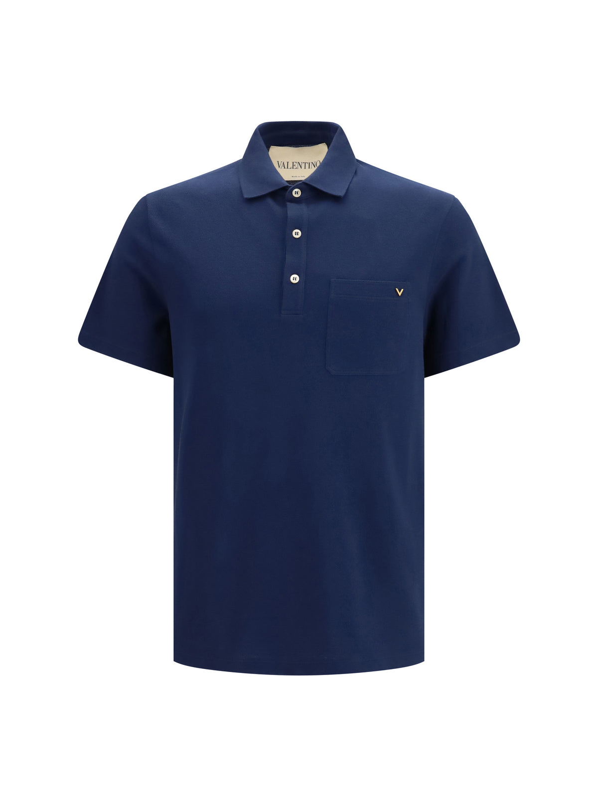 VALENTINO Valentino Men Cotton Piqué Polo With Vlogo