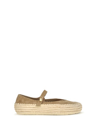 LOEWE Loewe Women Rio Suede And Raffia Mary Jane Espadrillas