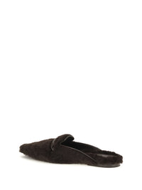 BRUNELLO CUCINELLI Brunello Cucinelli Women Shearling Ballerinas With Precious Bar