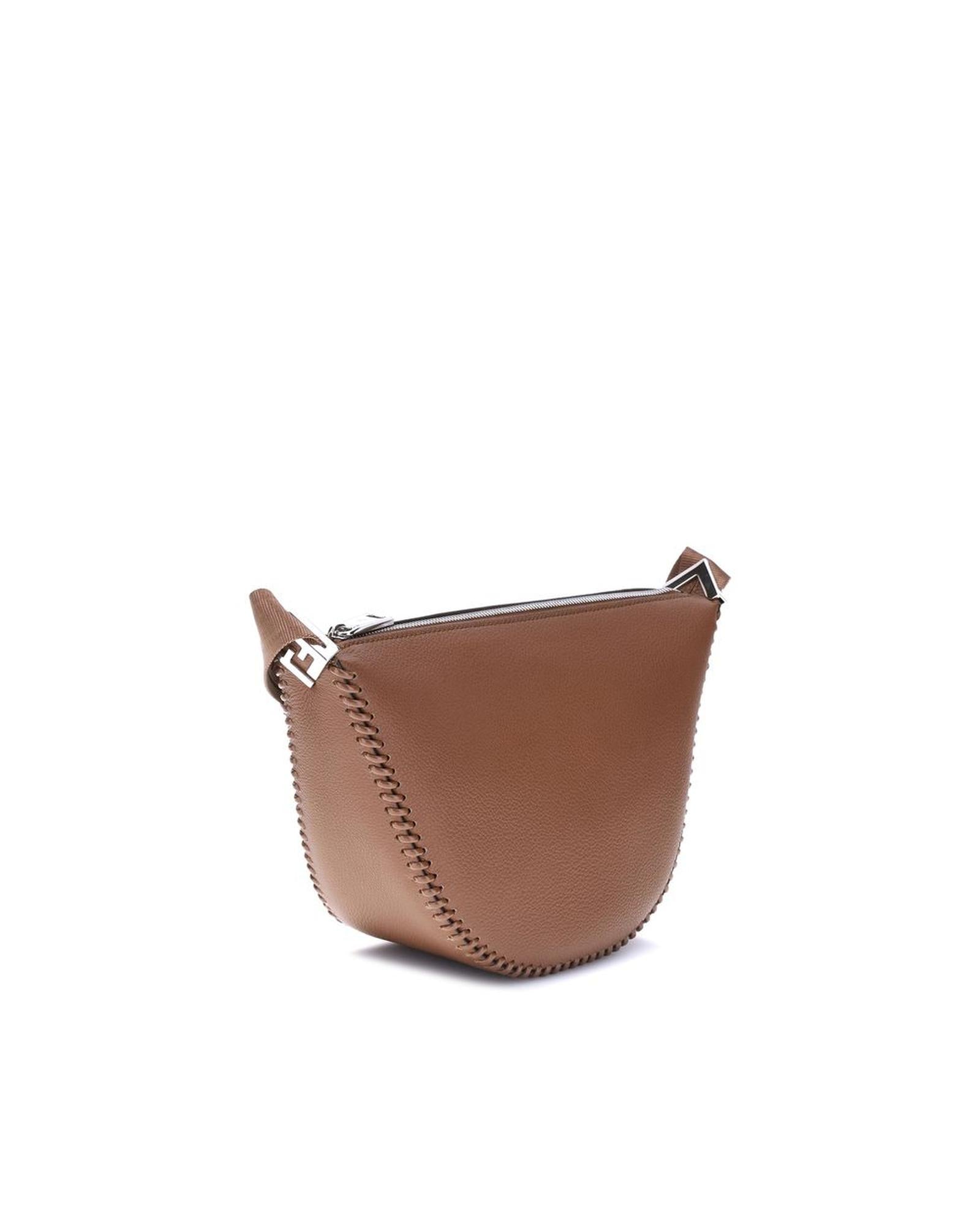 Fendi OLock Swing Zip Pouch Men Brown Shoulder Bags – Bluefly