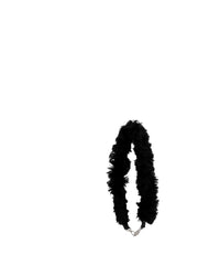 Fendi Feather Bag Strap Women Black Shoulder Bags