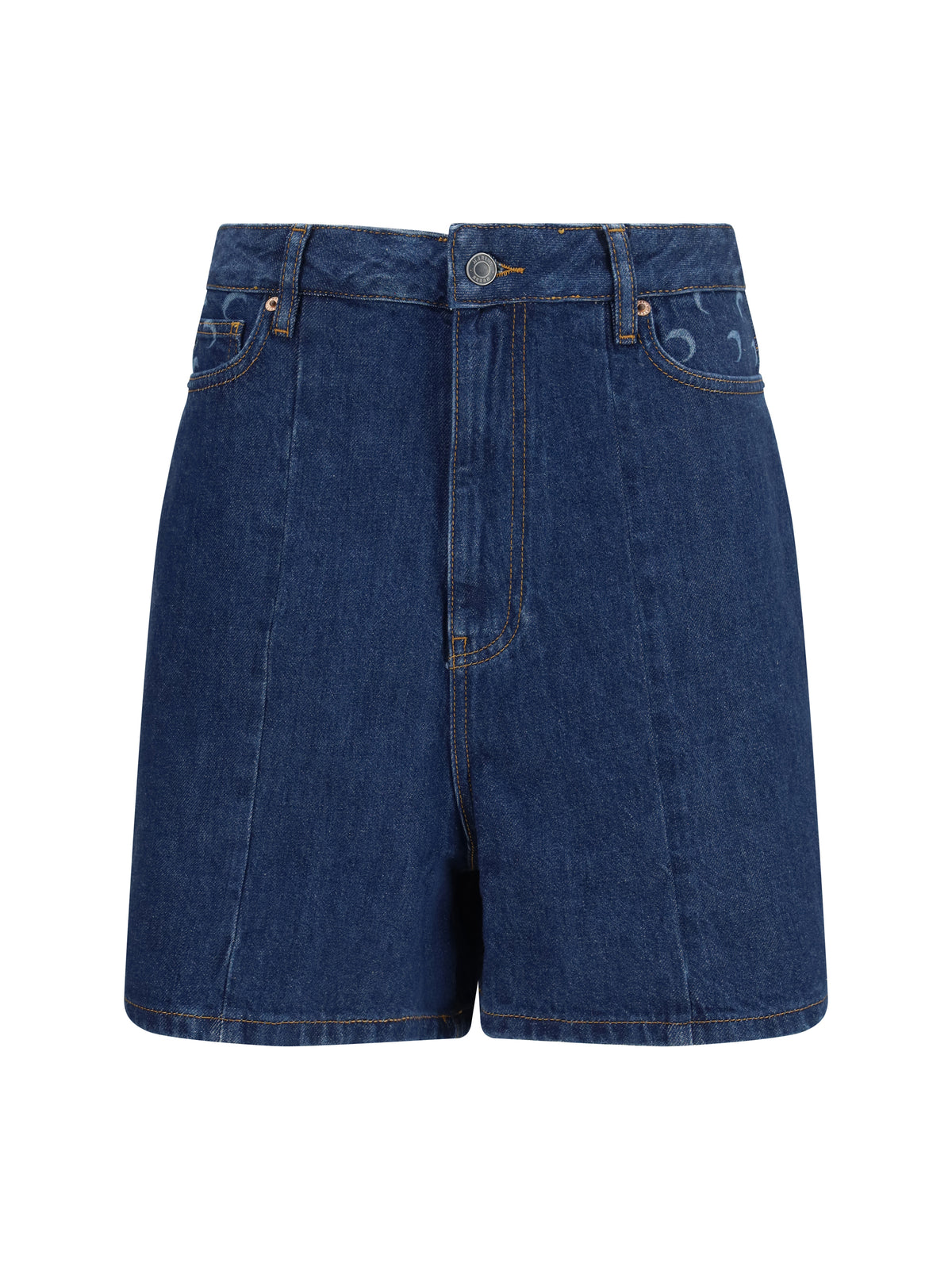 MARINE SERRE Marine Serre Women High-Waisted Denim Shorts