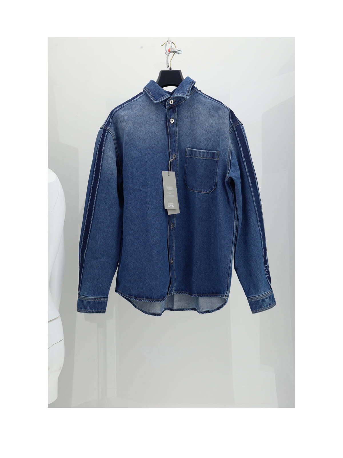 DIOR HOMME Dior Homme Men Jacket Denim Stampa Laser Laterale